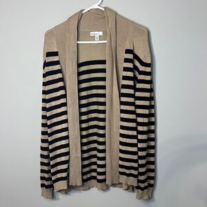 Kim Rogers Striped Cardigan Medium
